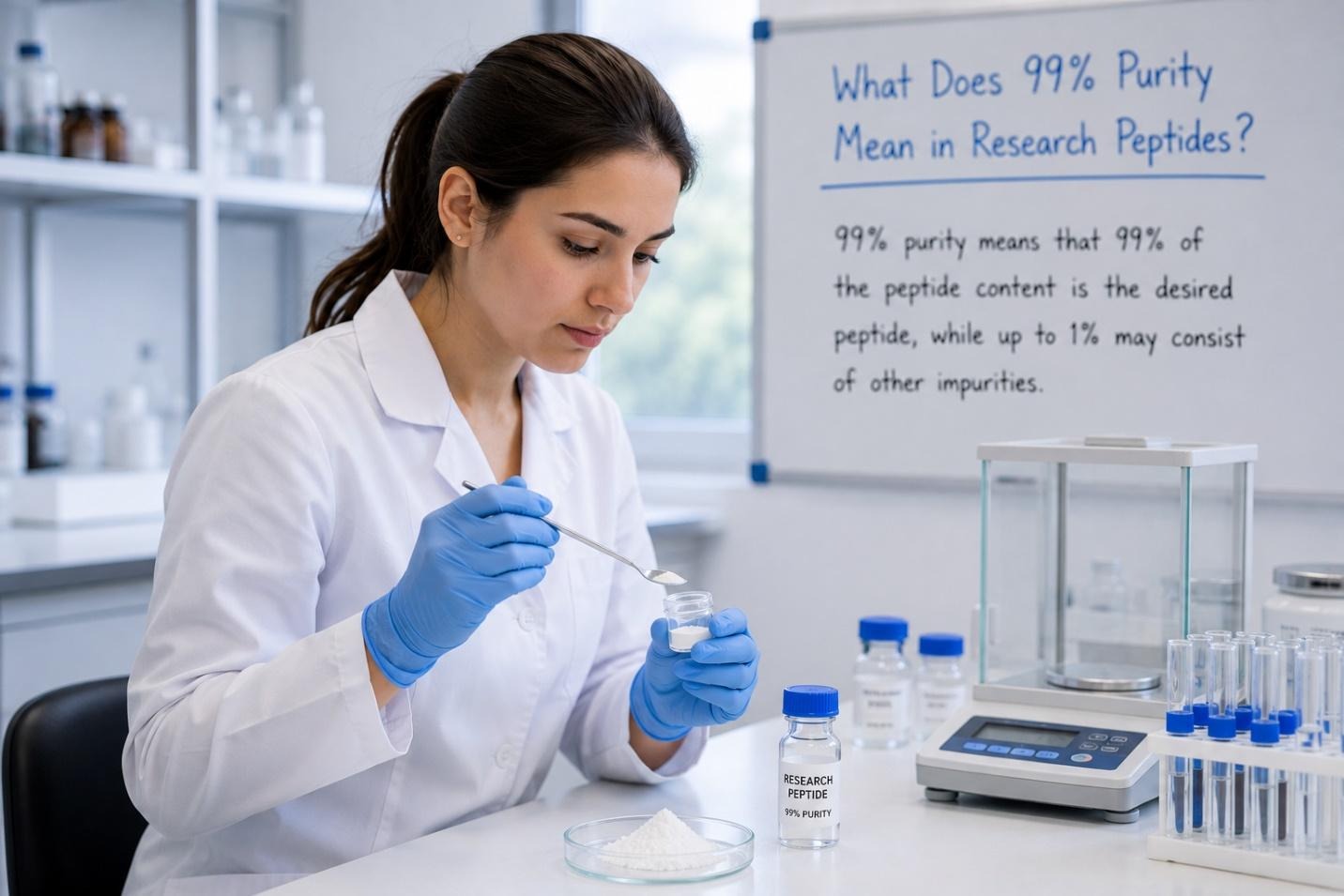 What Does 99% Purity Mean in Research Peptides?